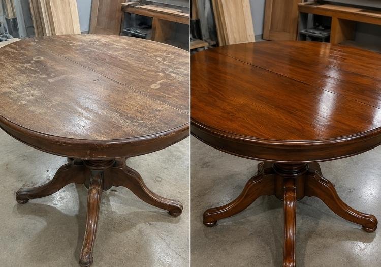 Tavolo legno restaurato